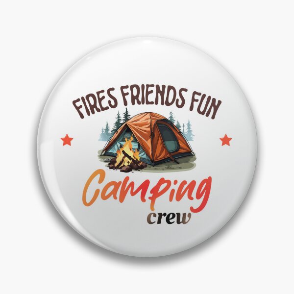 Item preview, Fires Friends Fun Camping Crew Summer Campfire Vacation designed and sold by ZACK ART.