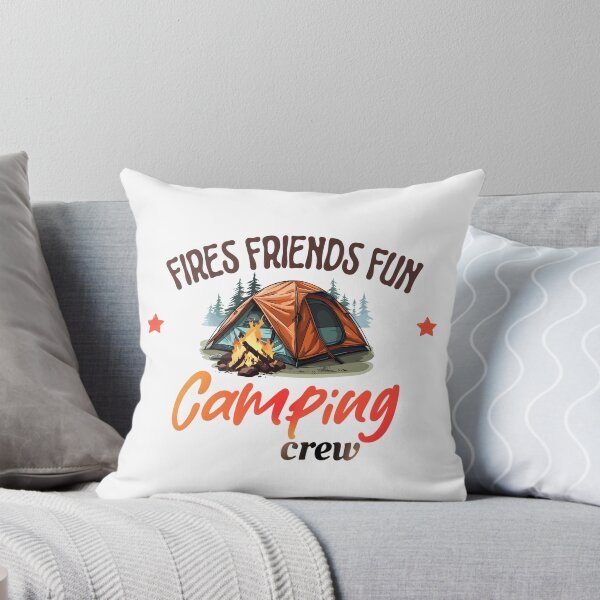 Item preview, Fires Friends Fun Camping Crew Summer Campfire Vacation designed and sold by ZACK ART.
