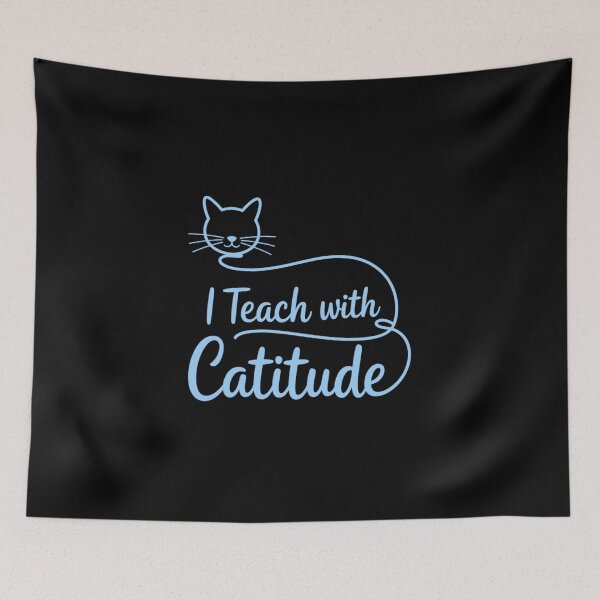 Item preview, I Teach With Catitude designed and sold by Crazy Before Cats.