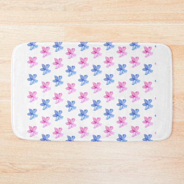Item preview, Blue Pink Flower Pattern designed and sold by Phoasa.