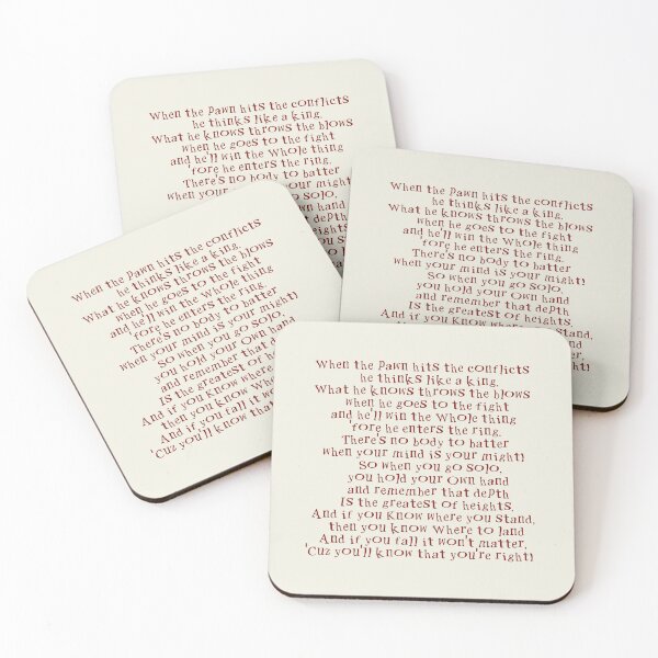 Item preview, when the pawn hits the conflict he thinks like a king fiona apple album designed and sold by Kyna Arts.