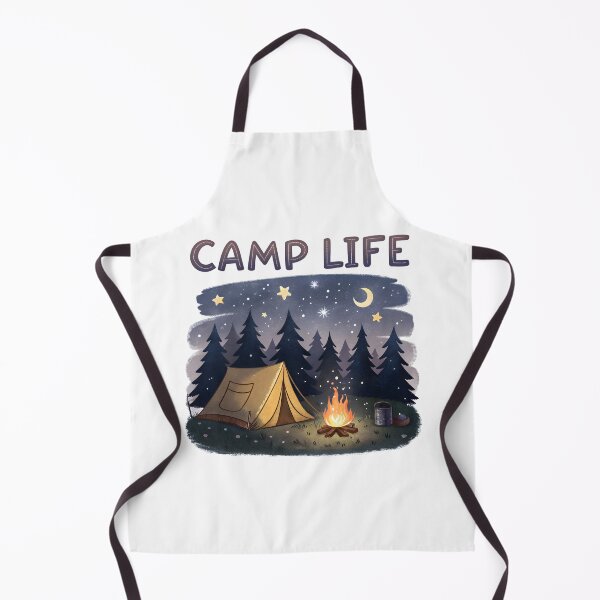 Item preview, night camp life designed and sold by GogoGrove.