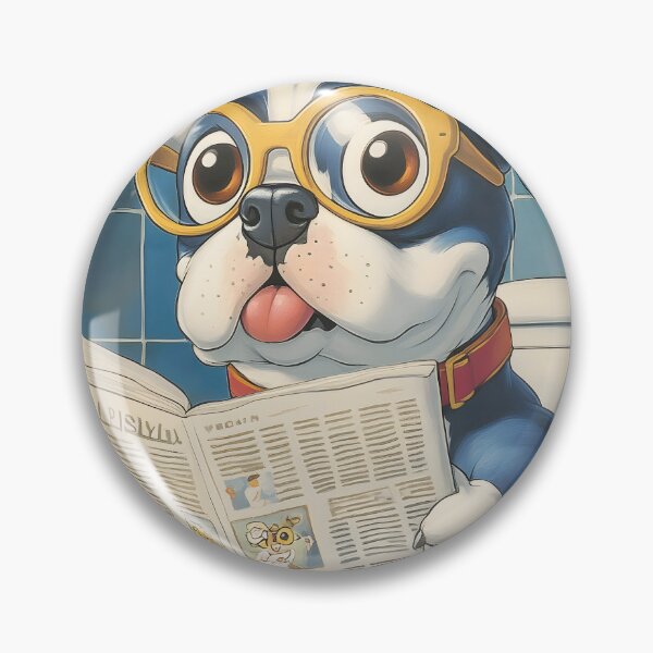 Item preview, Animal Toilet Adorable Fluffy Panda Enjoys Reading Morning Newspaper Pages designed and sold by mildaclairmo.