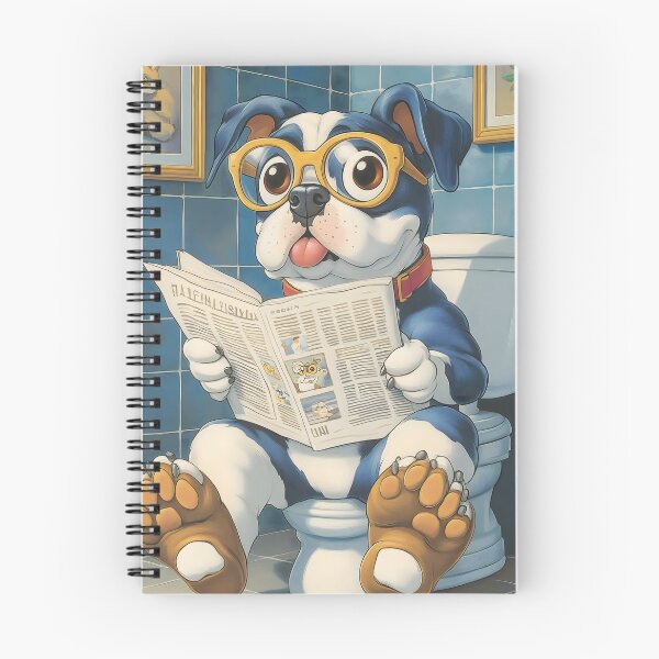 Item preview, Animal Toilet Adorable Fluffy Panda Enjoys Reading Morning Newspaper Pages designed and sold by mildaclairmo.