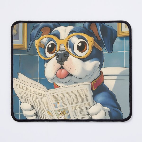 Item preview, Animal Toilet Adorable Fluffy Panda Enjoys Reading Morning Newspaper Pages designed and sold by mildaclairmo.