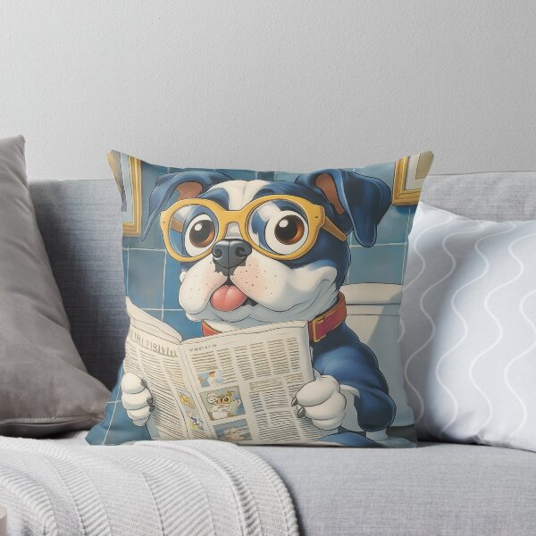 Item preview, Animal Toilet Adorable Fluffy Panda Enjoys Reading Morning Newspaper Pages designed and sold by mildaclairmo.