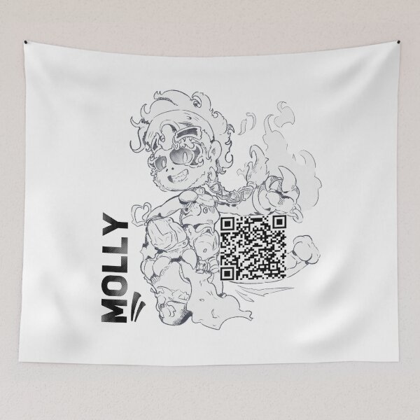 Item preview, Molly's Stance | Line Art & QR designed and sold by MonsterDeath.