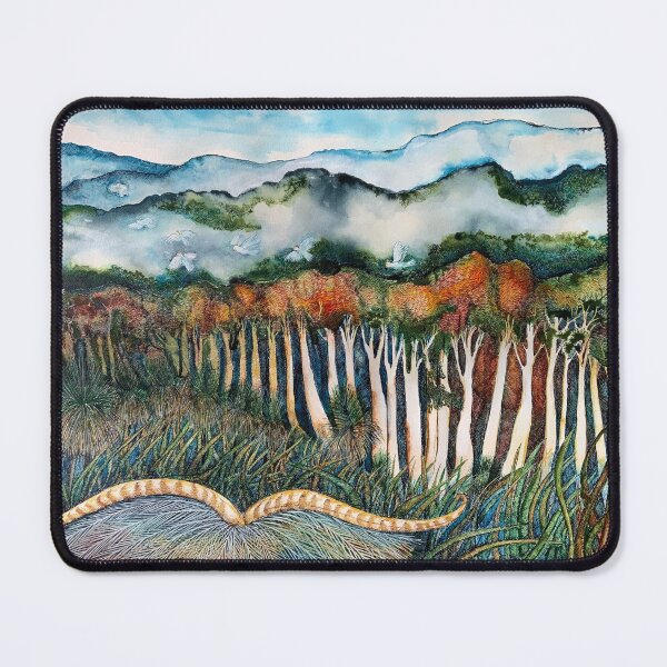 Item preview, Lyre bird under the brindabellas designed and sold by RachelHeadart.