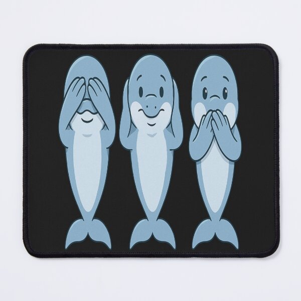 Item preview, Three wise Dolphins see / hear/ speak no evil designed and sold by JamesDunican.