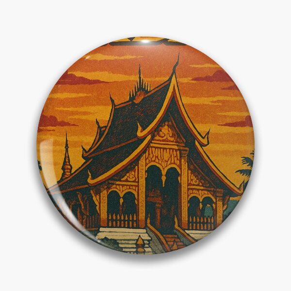 Item preview, Digital Retro Pop Art Poster of Bagan & Luang Prabang | Bold Southeast Asia Travel Artwork | Vintage Temple Landscape Design | Cultural Wall Decor for Wanderers designed and sold by PaintedPixels01.
