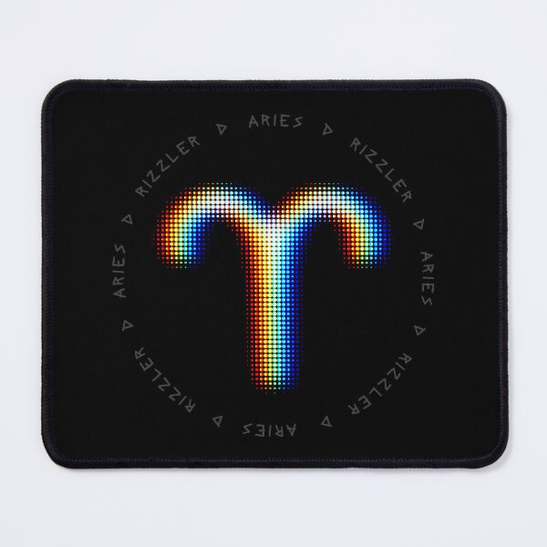 Item preview, Aries Glitch – EDM Halftone Zodiac Symbol designed and sold by H Jonas.