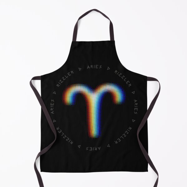 Item preview, Aries Glitch – EDM Halftone Zodiac Symbol designed and sold by H Jonas.