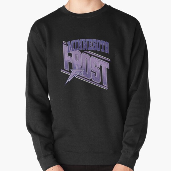 Item preview, Vintage aesthetic Minnesota Frost PWHL  logo with purple background  designed and sold by Erika Dee.