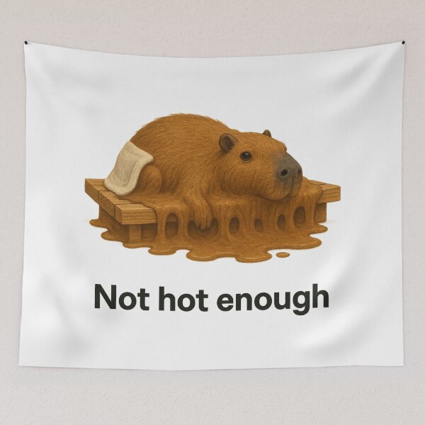 Item preview, Sauna Capybara designed and sold by Capybarastore_77.