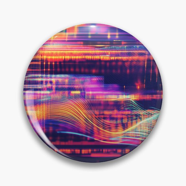 Item preview, Sound Pulses in Colorful Rhythm designed and sold by MidArtForge.