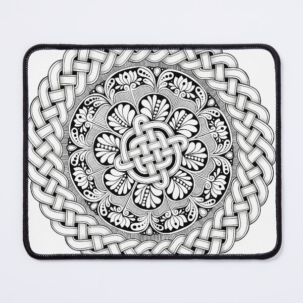 Item preview, Celtic knot zentangle mandala designed and sold by GlobalGraphics.