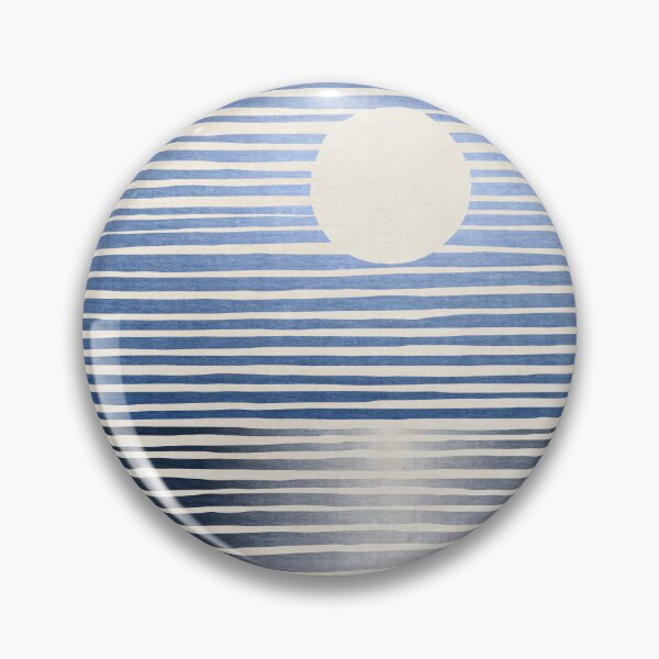 Item preview, Abstract Seascape Moon over the Sea designed and sold by FAROSSTUDIO.