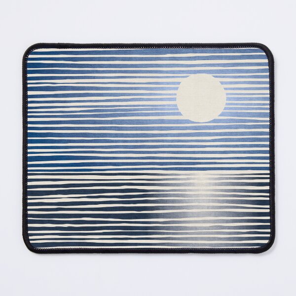 Item preview, Abstract Seascape Moon over the Sea designed and sold by FAROSSTUDIO.