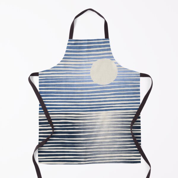 Item preview, Abstract Seascape Moon over the Sea designed and sold by FAROSSTUDIO.