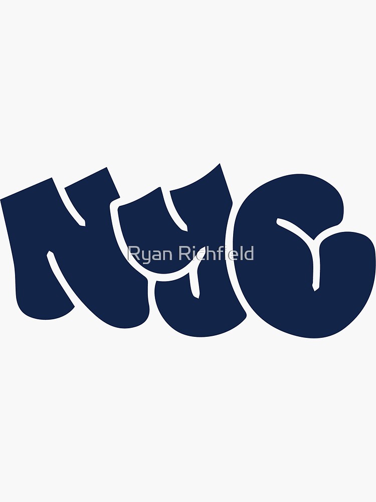 NYC - New York City Graffiti Sticker Sticker