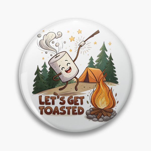 Item preview, let's get toasted marshmallow designed and sold by GogoGrove.