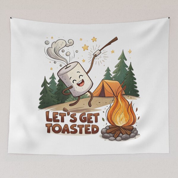 Item preview, let's get toasted marshmallow designed and sold by GogoGrove.