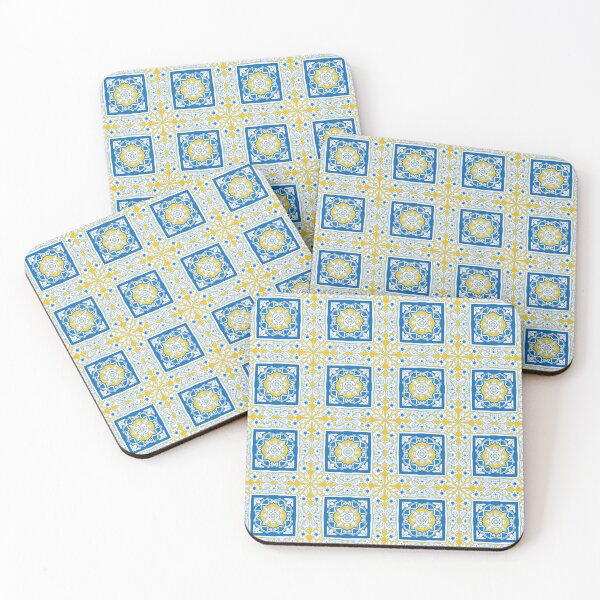 Item preview, Mediterranean vintage tile pattern designed and sold by Sunnydesigner.
