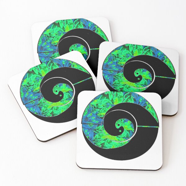 Item preview, Big wave fluorescent blue green designed and sold by PhotonGhosts.