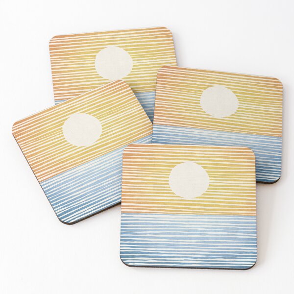 Item preview, Abstract Seascape Sun over the Sea designed and sold by FAROSSTUDIO.