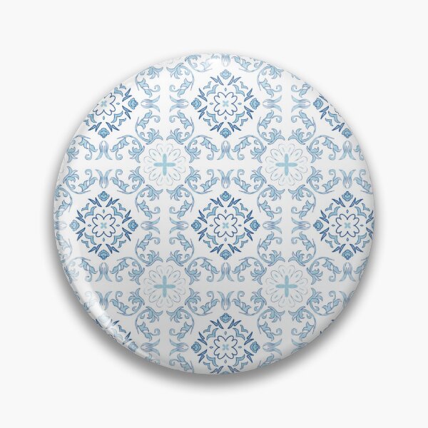 Item preview, Vintage blue tile designed and sold by Sunnydesigner.
