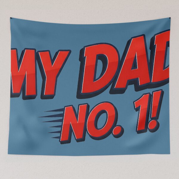 Item preview, My Dad No.1! – Fun and Bold Graphic Design for the Best Fathers Ever designed and sold by Ink & Quip.