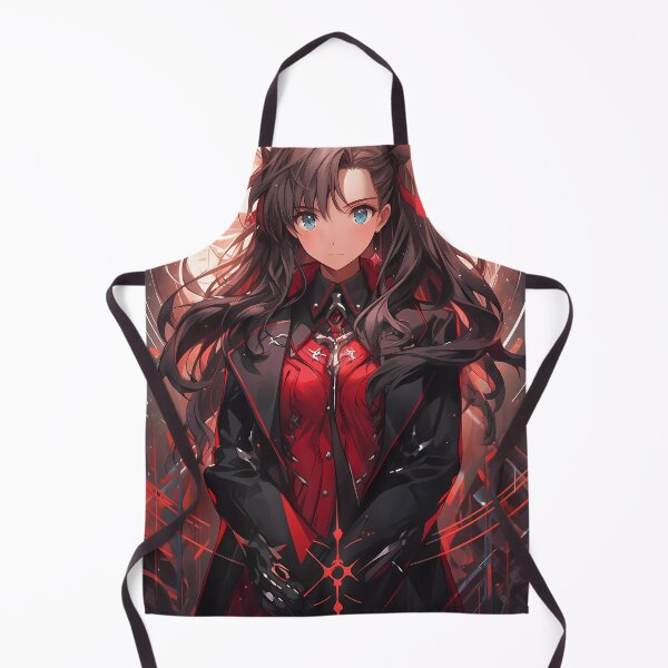 Item preview, Rin Tohsaka Fate Stay Night Anime Mage Elegant Portrait designed and sold by mildaclairmo.