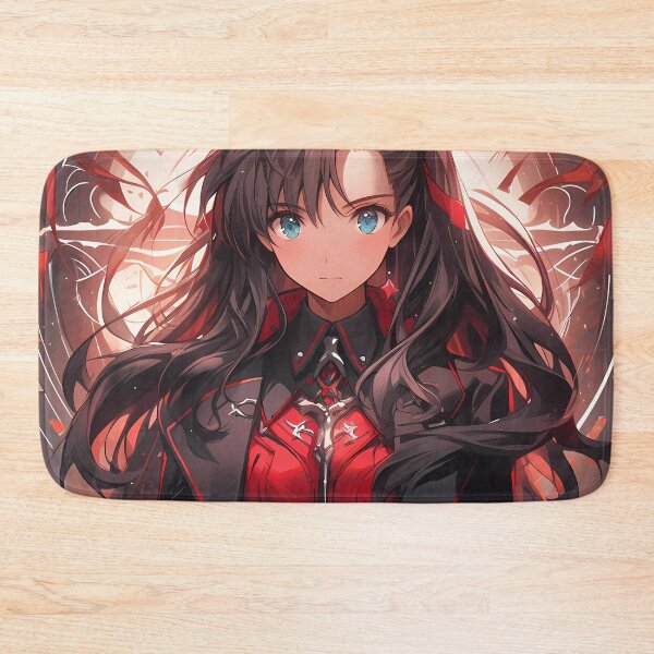 Item preview, Rin Tohsaka Fate Stay Night Anime Mage Elegant Portrait designed and sold by mildaclairmo.