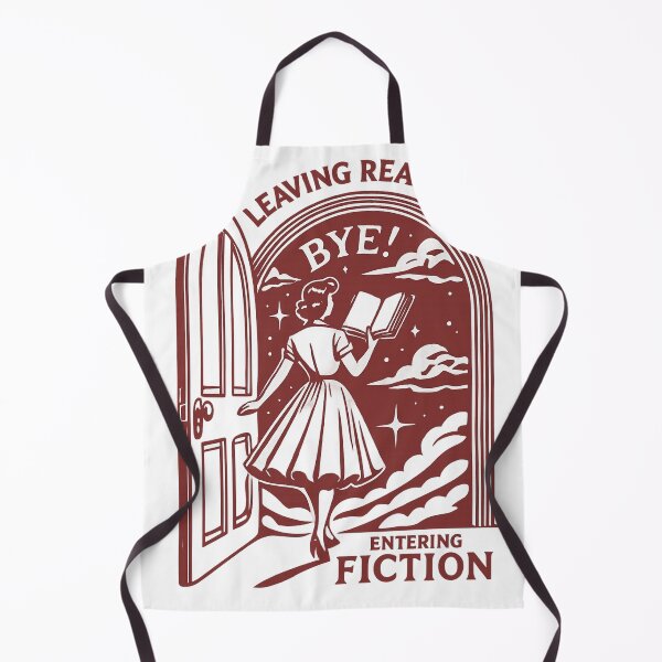 Item preview, Leaving Reality – Entering Fiction Book Lover Retro Design designed and sold by haitrieuic96.