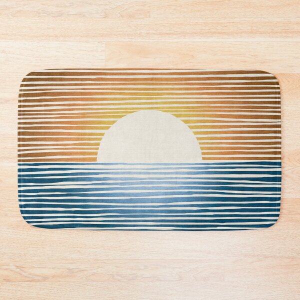 Item preview, Abstract Seascape Sunset over the Sea designed and sold by FAROSSTUDIO.