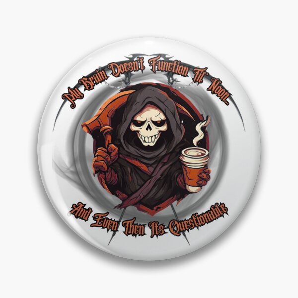 Item preview, Brain Doesn't Function (Grim) designed and sold by Shortyshadow4.