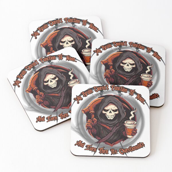 Item preview, Brain Doesn't Function (Grim) designed and sold by Shortyshadow4.