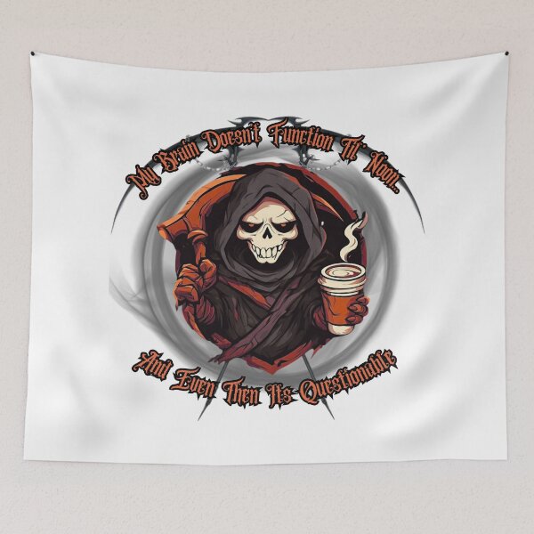 Item preview, Brain Doesn't Function (Grim) designed and sold by Shortyshadow4.