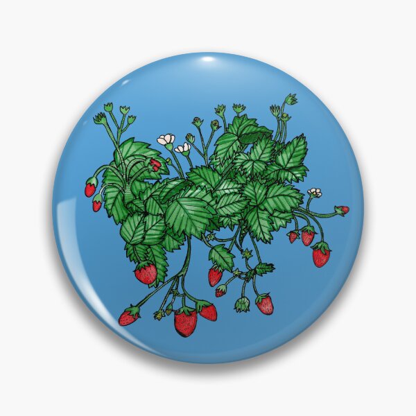 Item preview, Strawberry Plant in the Garden designed and sold by briannaderro.
