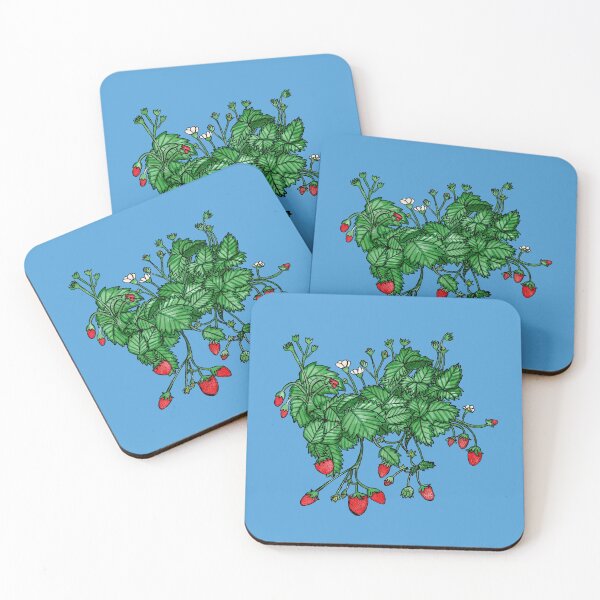 Item preview, Strawberry Plant in the Garden designed and sold by briannaderro.