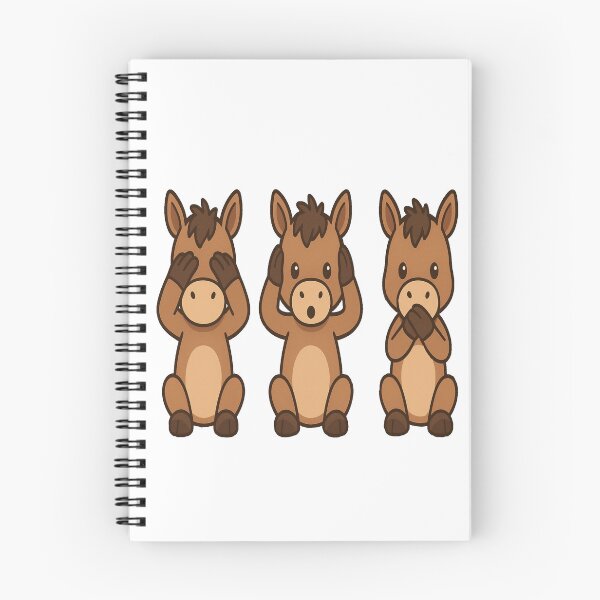 Item preview, Three wise Donkeys see / hear/ speak no evil  designed and sold by JamesDunican.