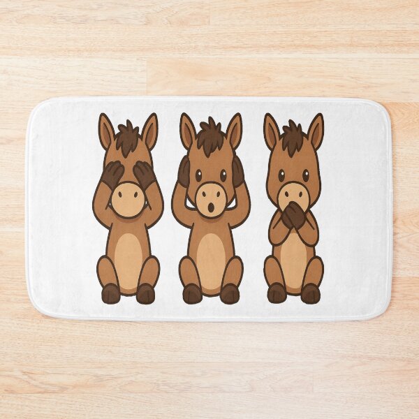 Item preview, Three wise Donkeys see / hear/ speak no evil  designed and sold by JamesDunican.