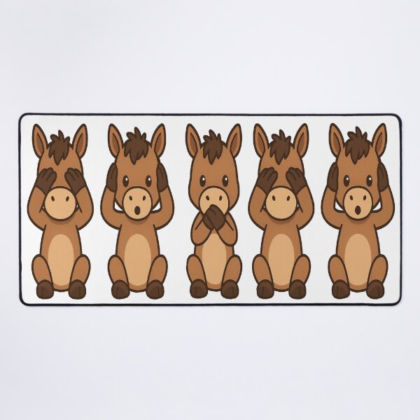 Item preview, Three wise Donkeys see / hear/ speak no evil designed and sold by JamesDunican.