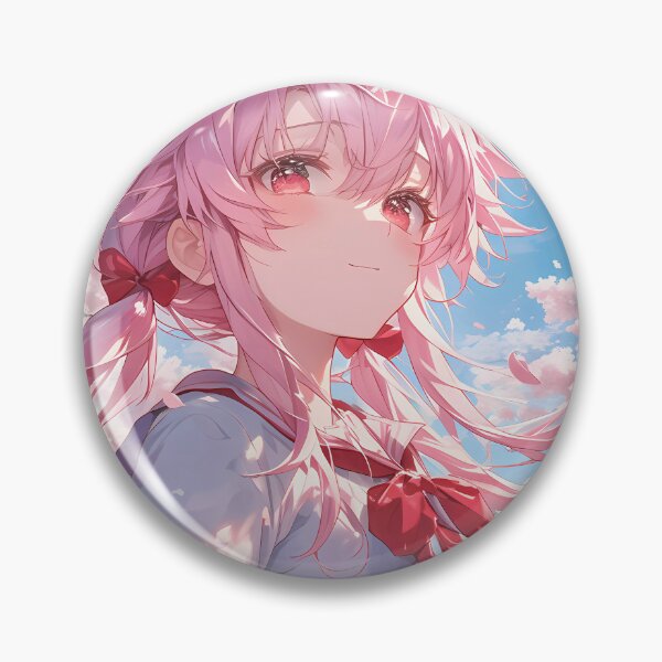 Item preview, Yuno Gasai Future Diary Anime Sakura Yandere Cherry Blossom designed and sold by mildaclairmo.