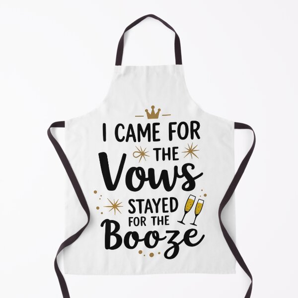 Item preview, I Came for the Vows, Stayed for the Booze | Funny Wedding Shirt designed and sold by CreativoDesign.