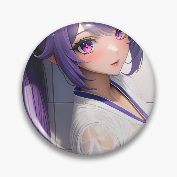 Item preview, Keqing Wet Look Purple Glow Genshin Impact Game Girl designed and sold by mildaclairmo.