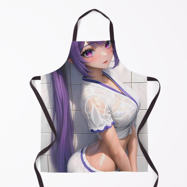 Item preview, Keqing Wet Look Purple Glow Genshin Impact Game Girl designed and sold by mildaclairmo.