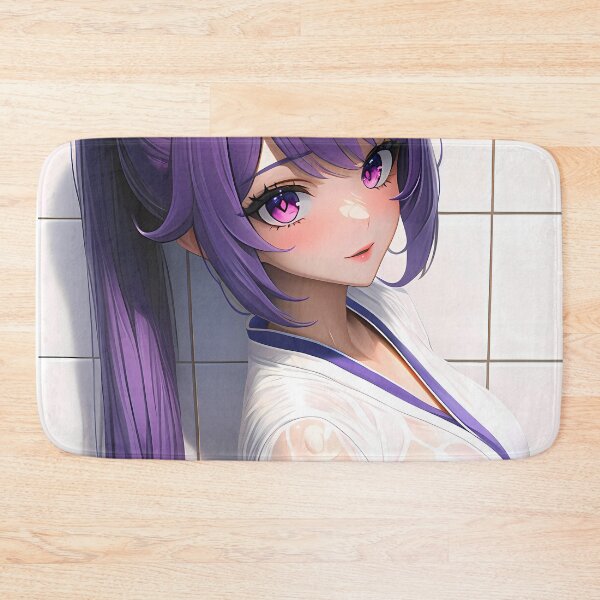 Item preview, Keqing Wet Look Purple Glow Genshin Impact Game Girl designed and sold by mildaclairmo.