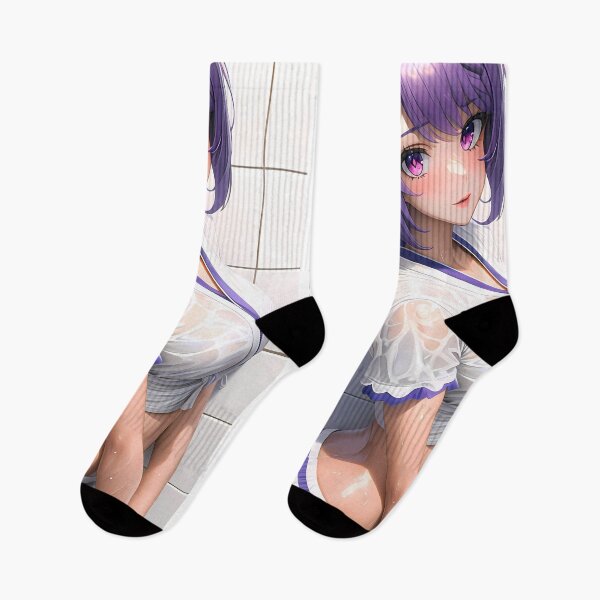 Item preview, Keqing Wet Look Purple Glow Genshin Impact Game Girl designed and sold by mildaclairmo.