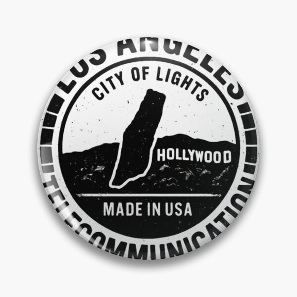 Item preview, Los Angeles Manhole Cover. City of Lights Urban Stamp designed and sold by Urban designs by PiMediaDen.